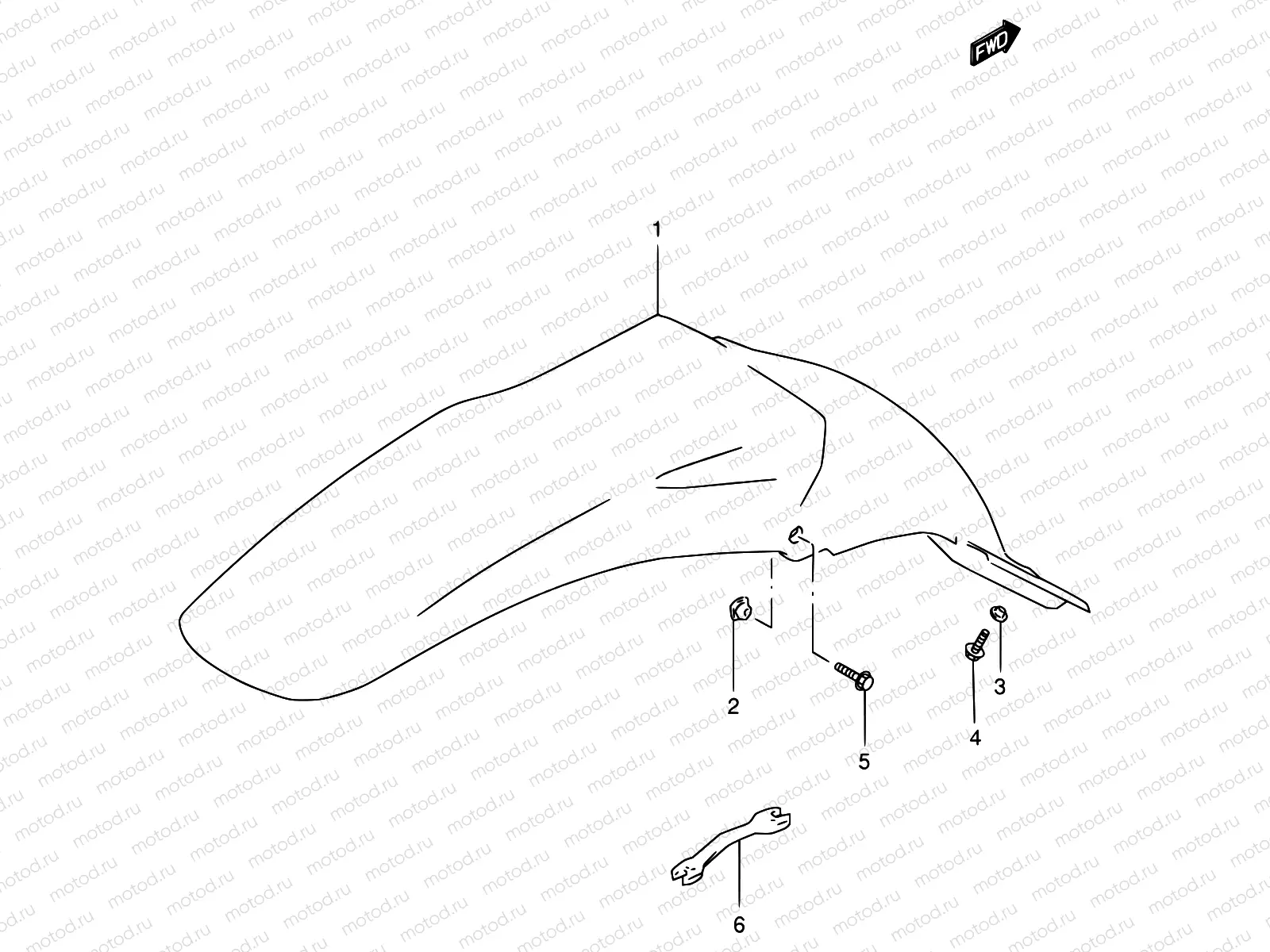 25 - REAR FENDER