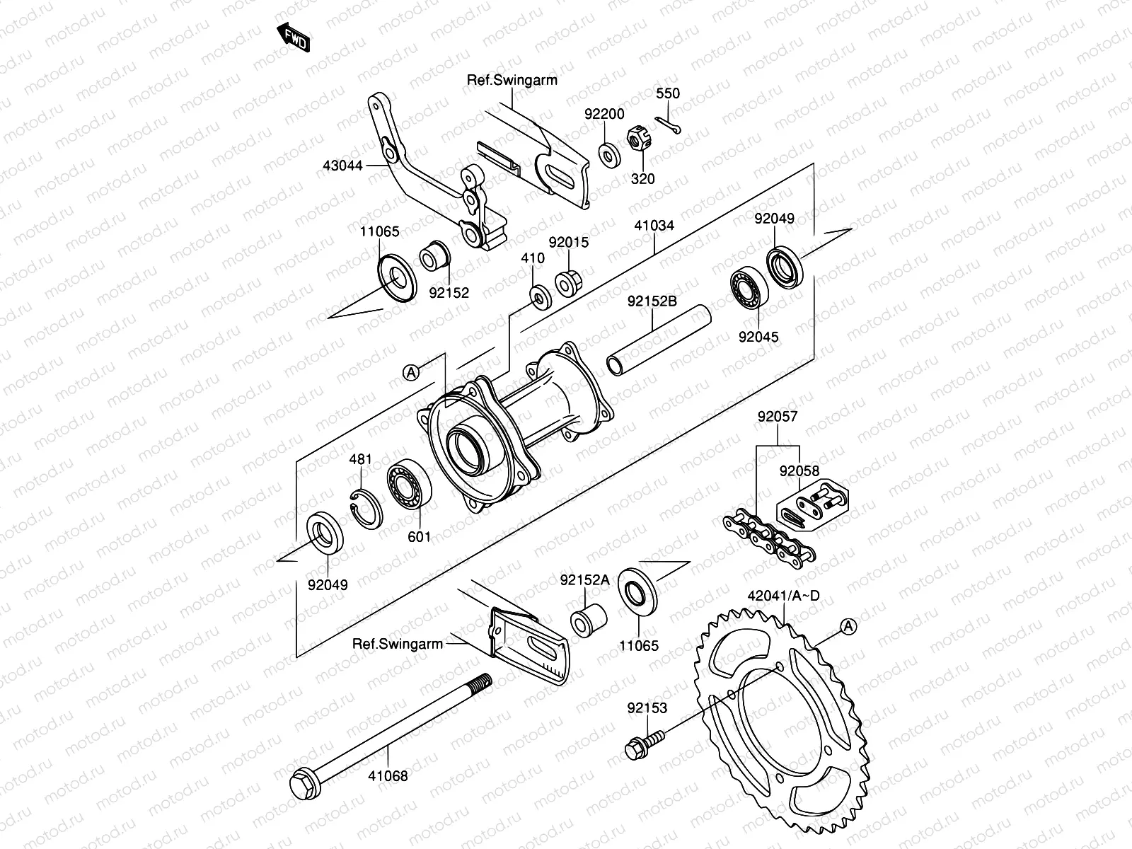 25 - REAR HUB