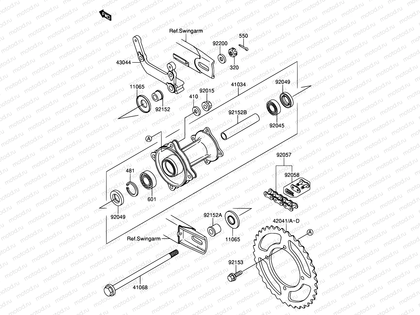 25 - REAR HUB