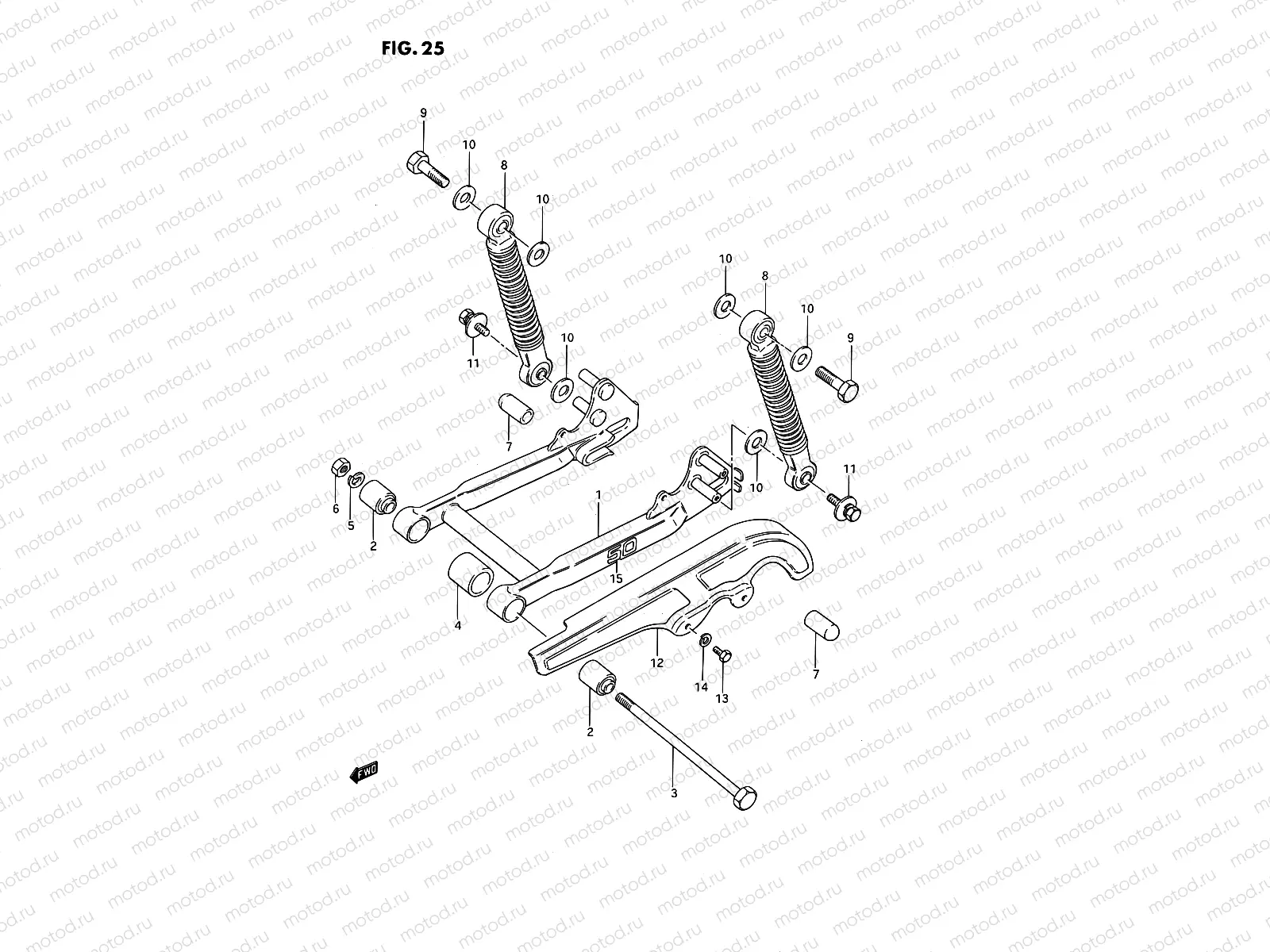 25 - REAR SWINGING ARM