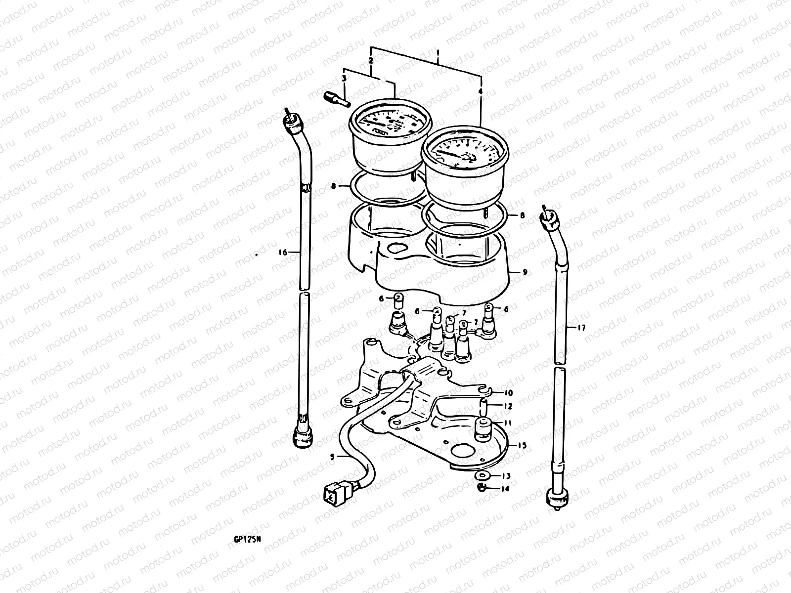 25 - SPEEDOMETER - TACHOMETER (E04)