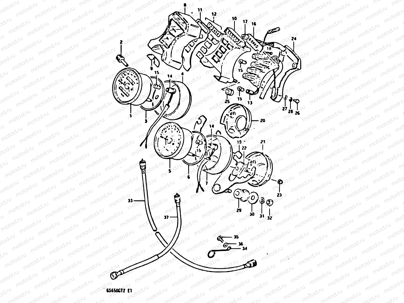 25 - SPEEDOMETER - TACHOMETER (MODEL X)