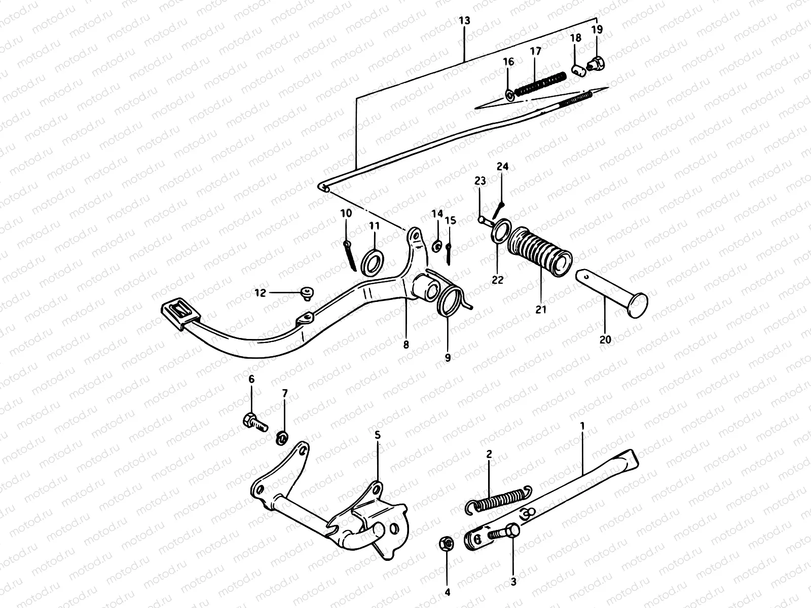 25 - STAND - REAR BRAKE