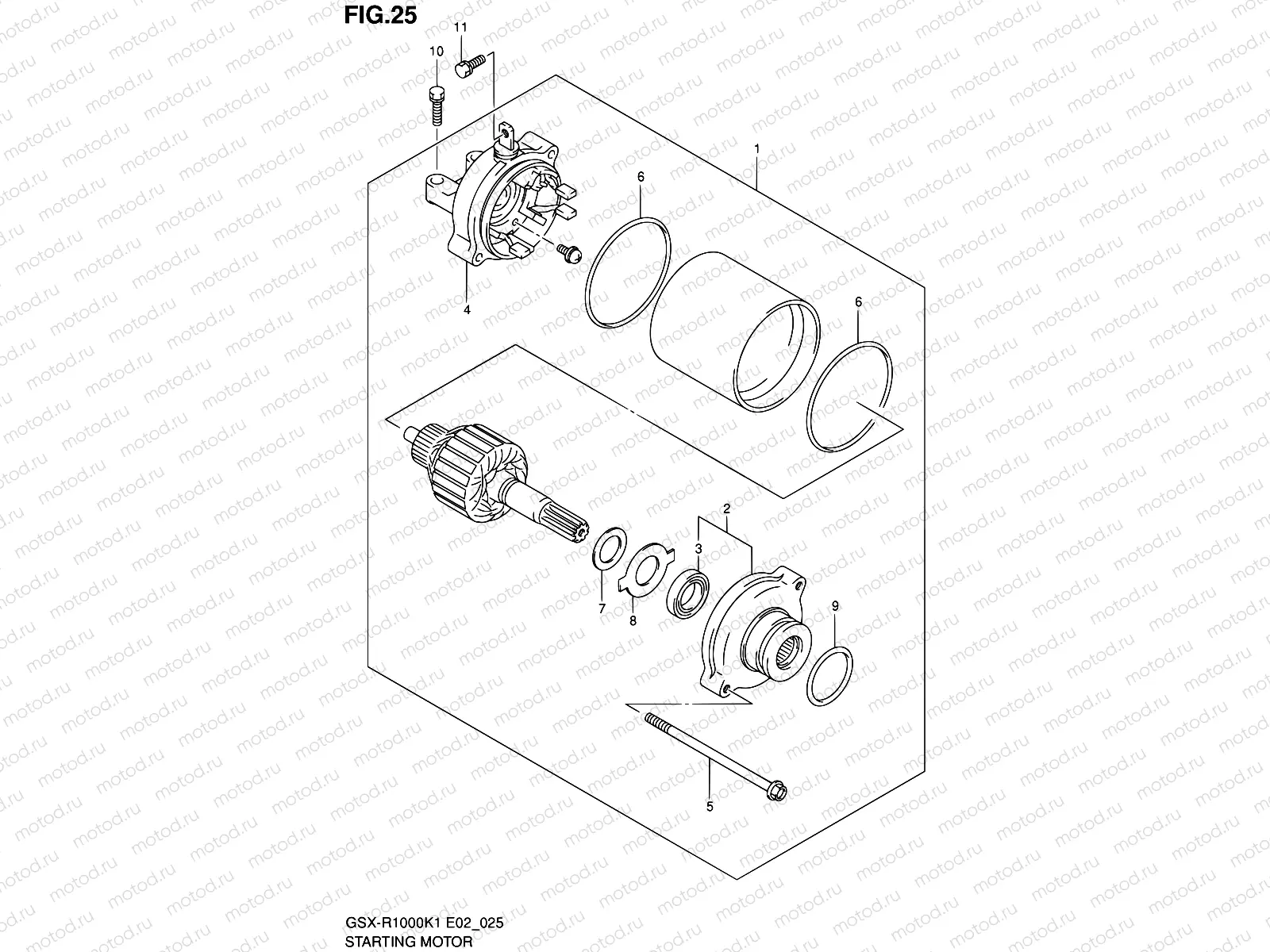 25 - STARTING MOTOR