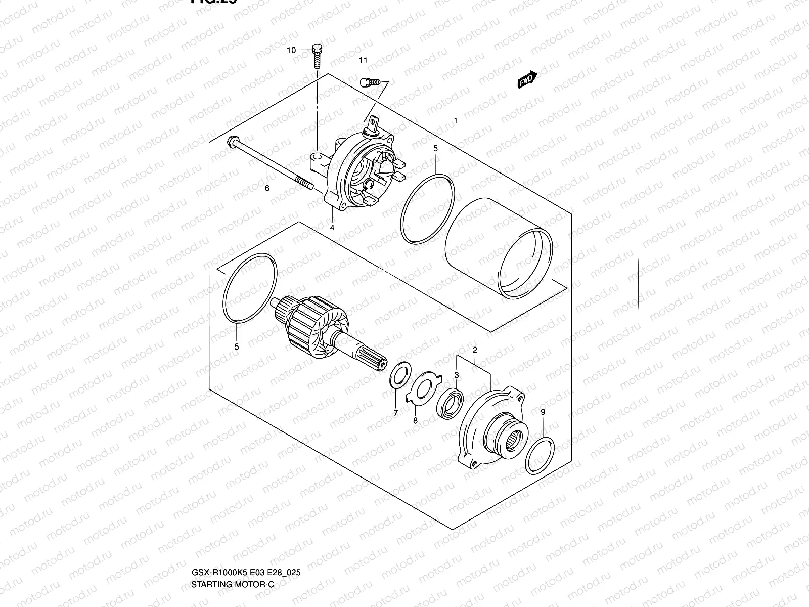 25 - STARTING MOTOR