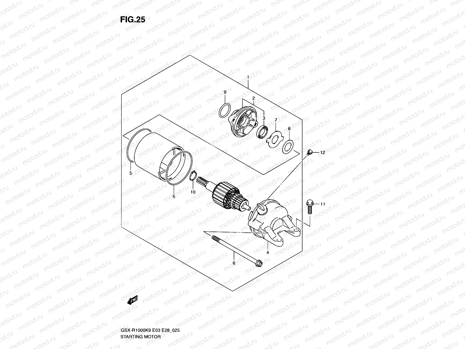 25 - STARTING MOTOR