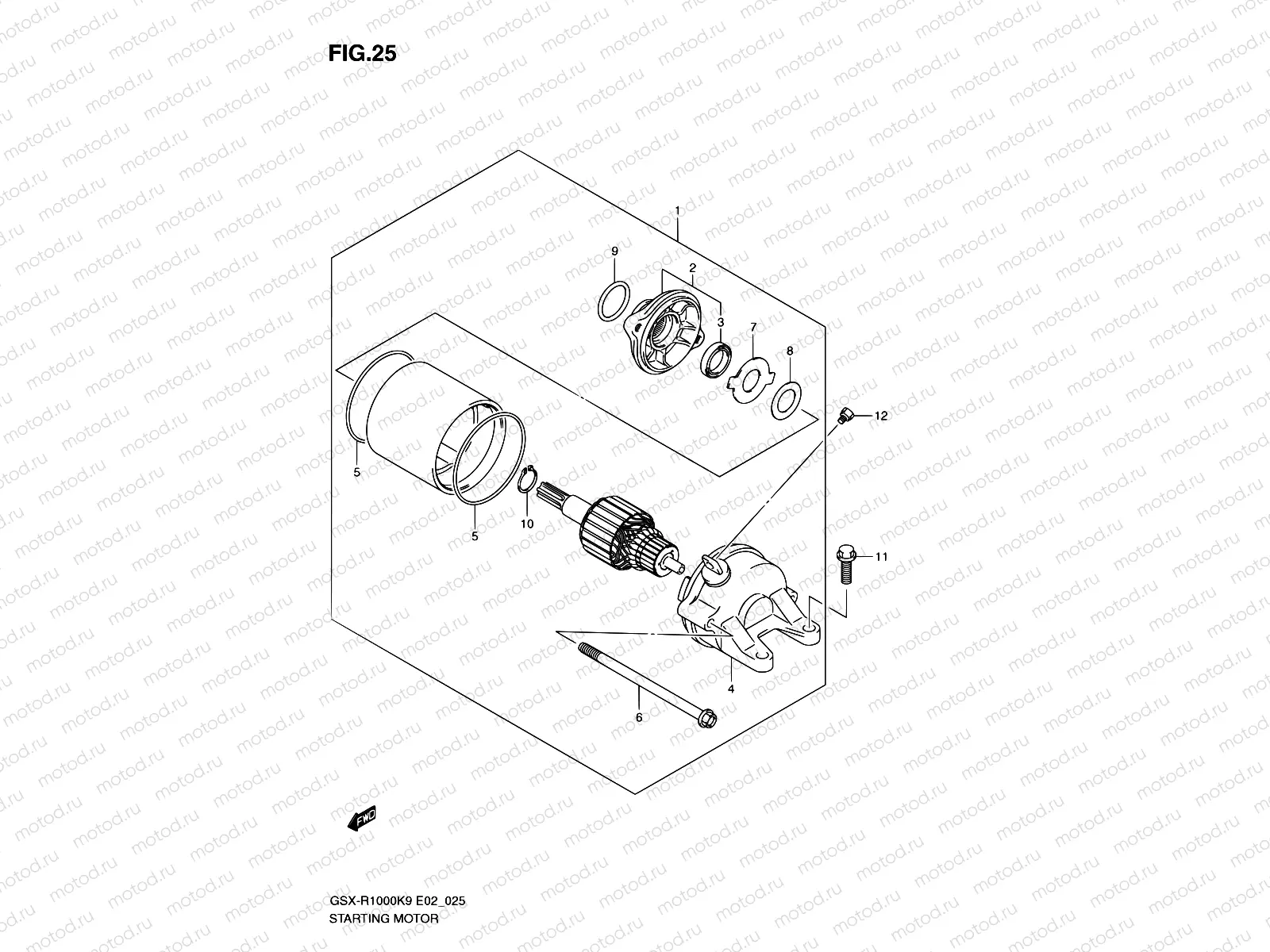 25 - STARTING MOTOR