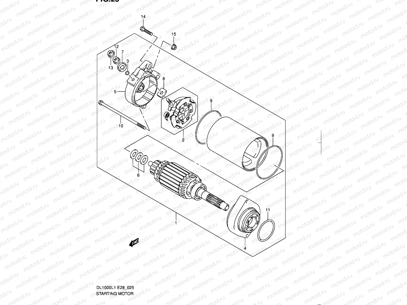 25 - STARTING MOTOR