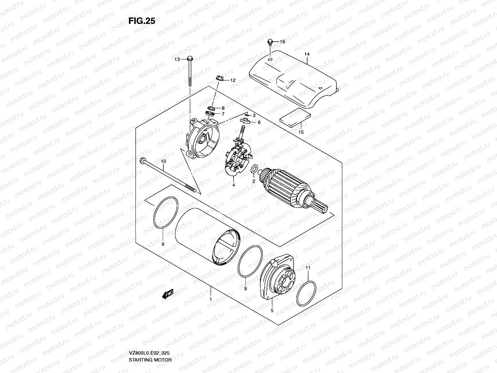 25 - STARTING MOTOR