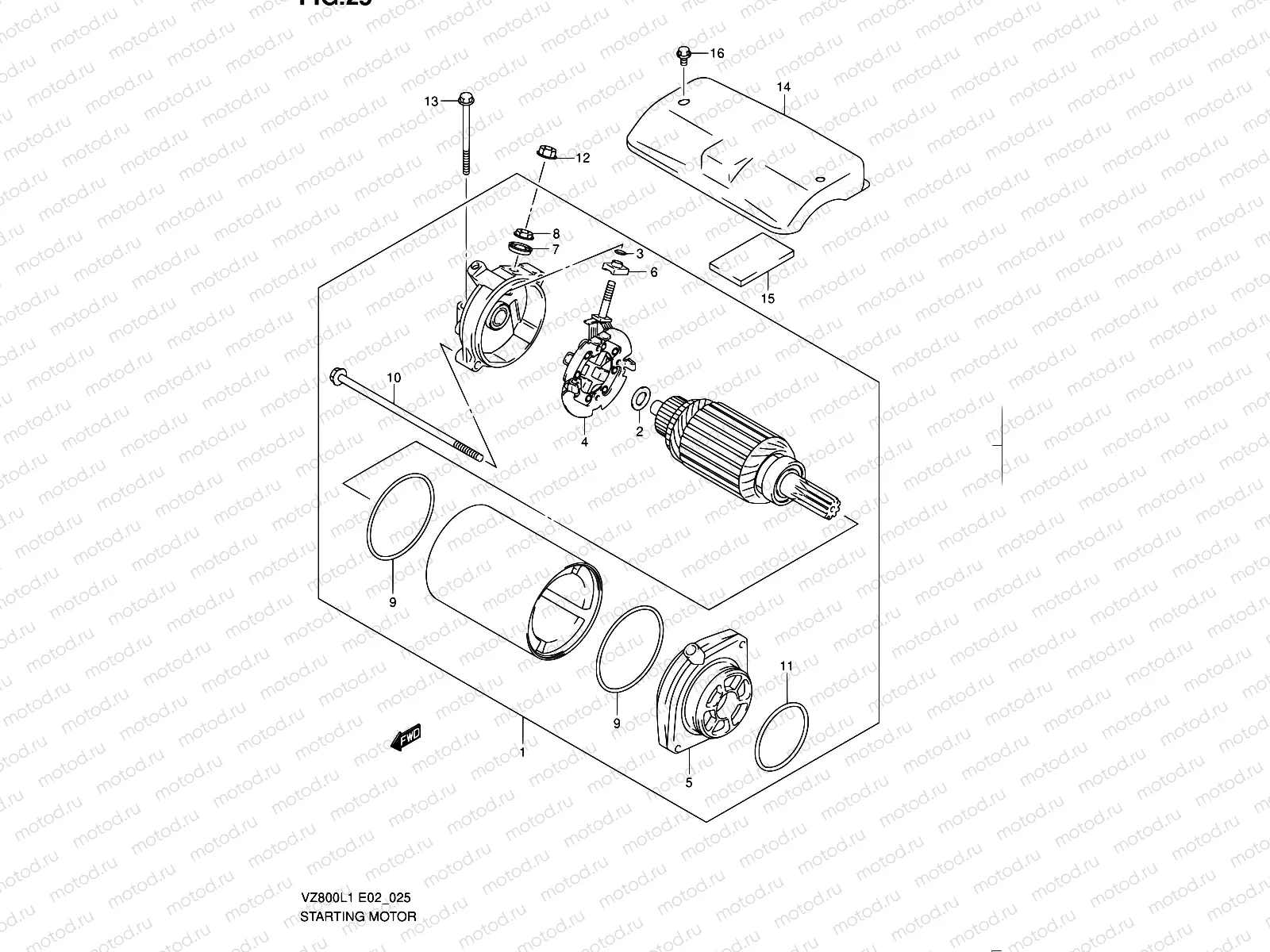 25 - STARTING MOTOR