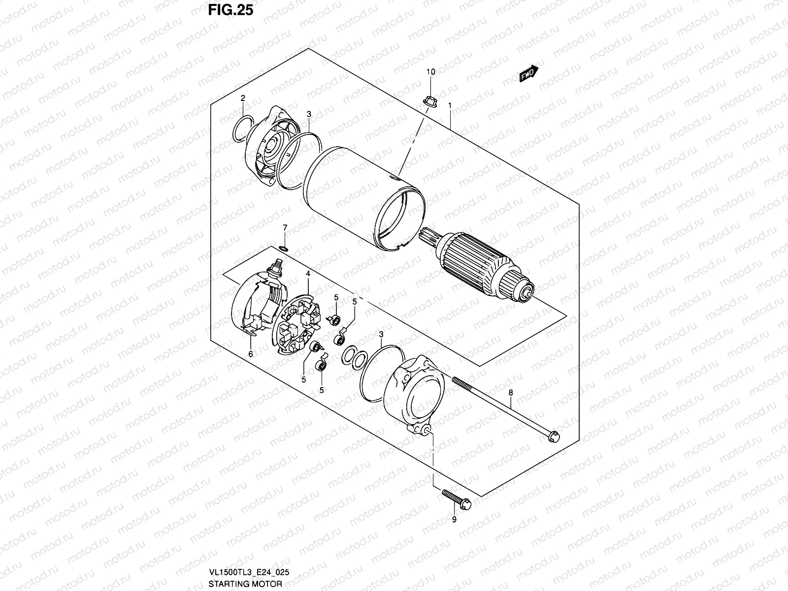 25 - STARTING MOTOR