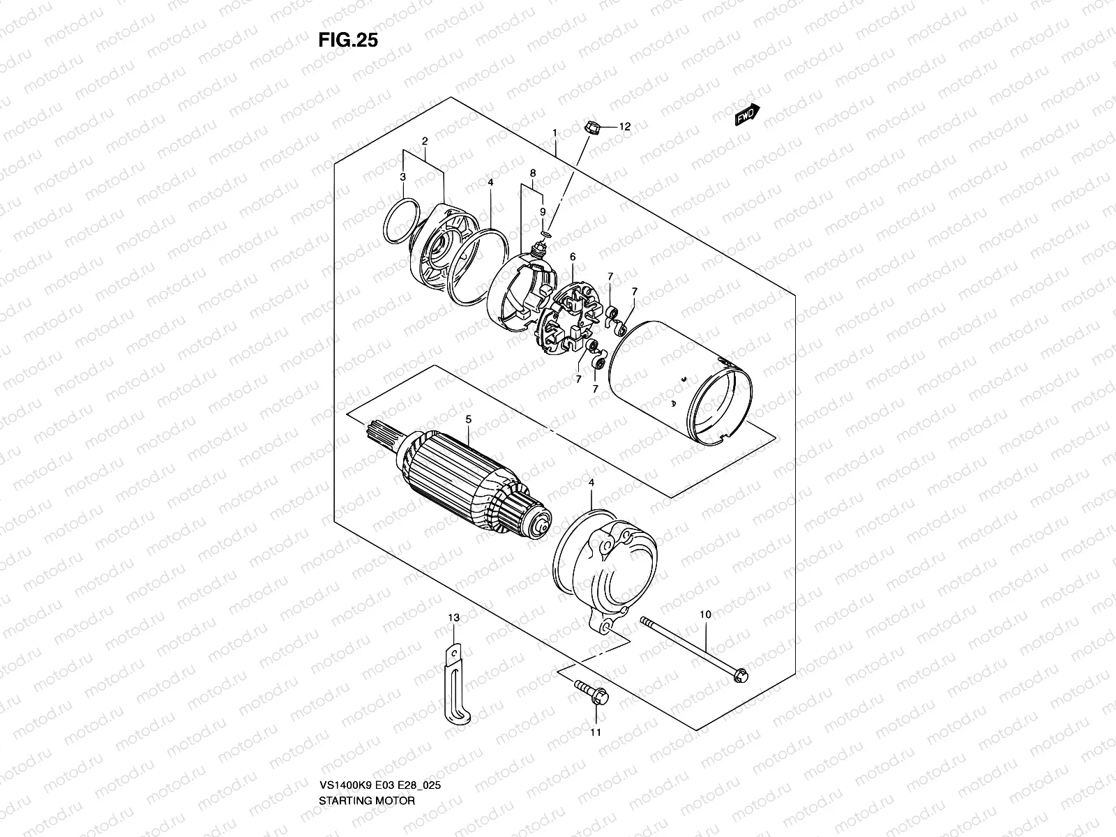 25 - STARTING MOTOR
