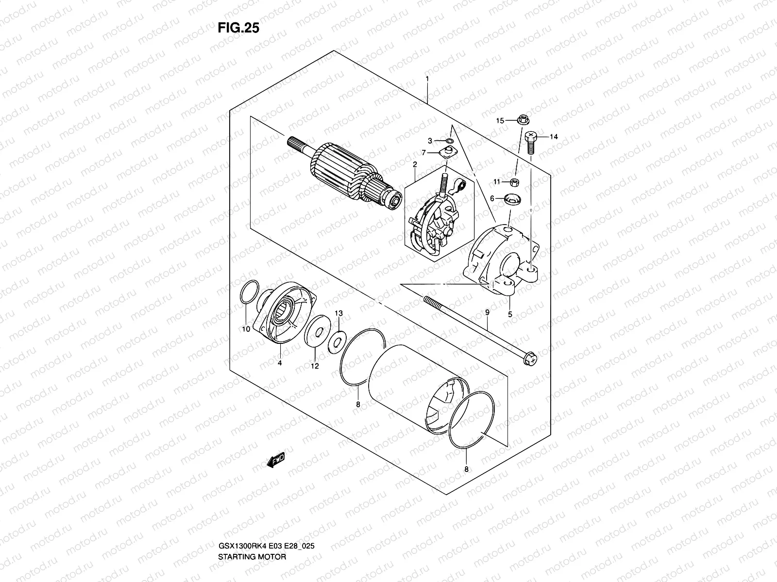 25 - STARTING MOTOR
