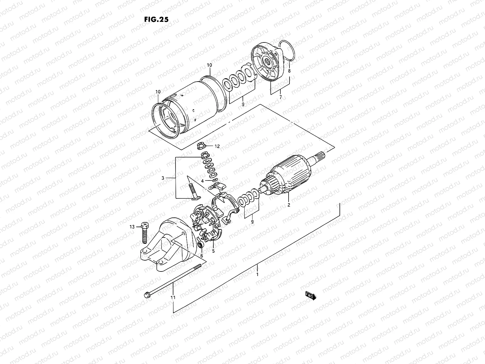 25 - STARTING MOTOR