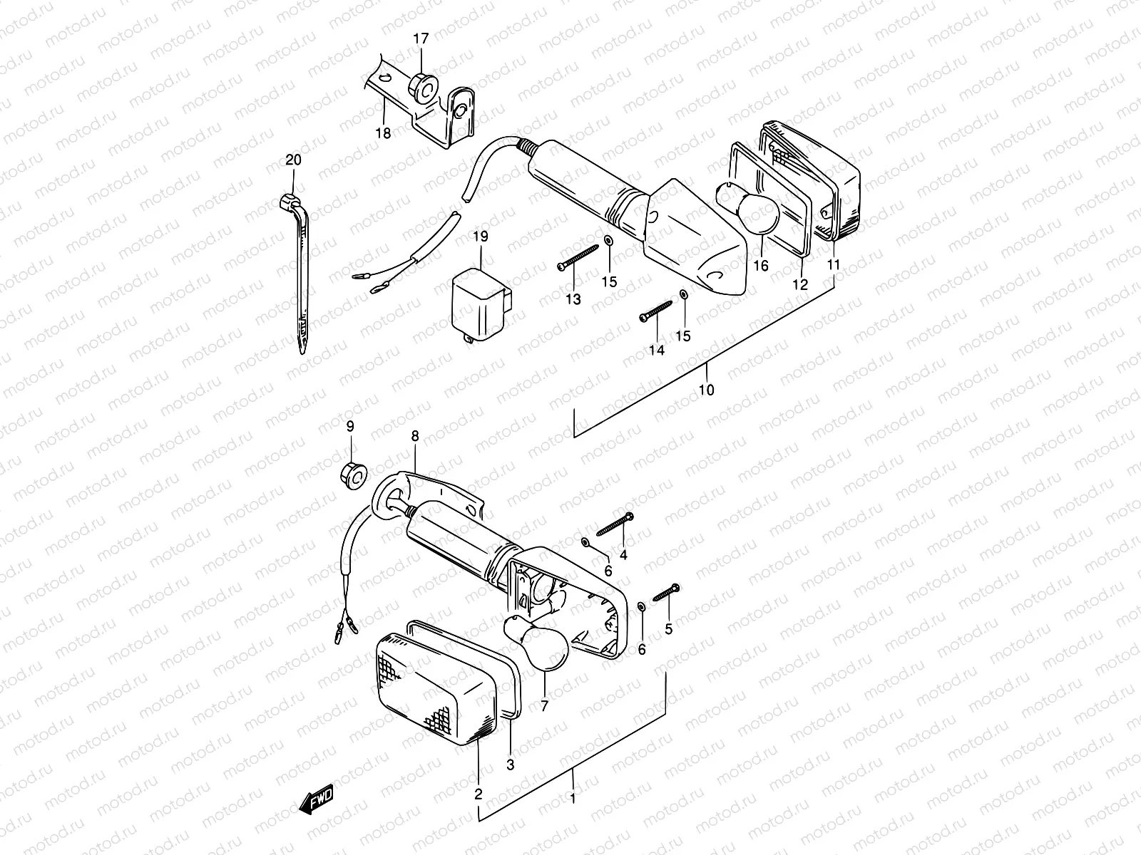 25 - TURN SIGNAL LAMP