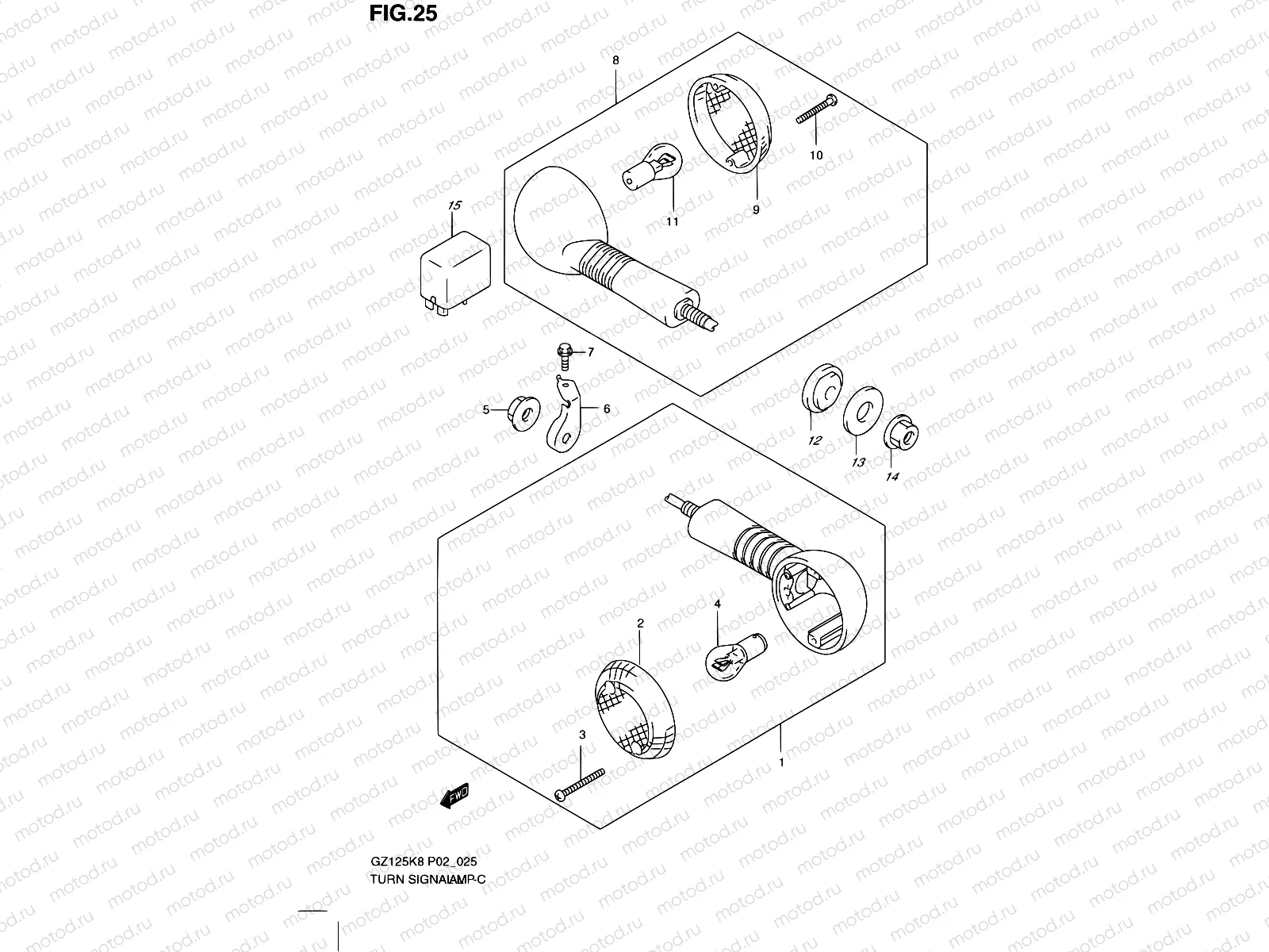 25 - TURN SIGNAL LAMP