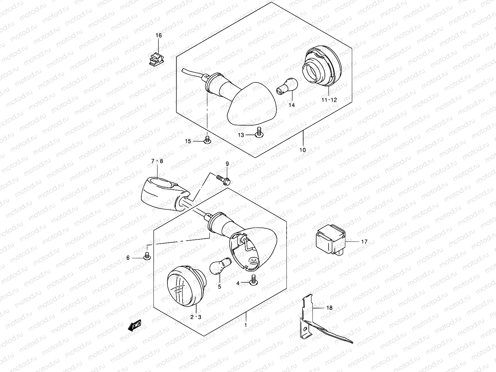 25 - TURN SIGNAL LAMP