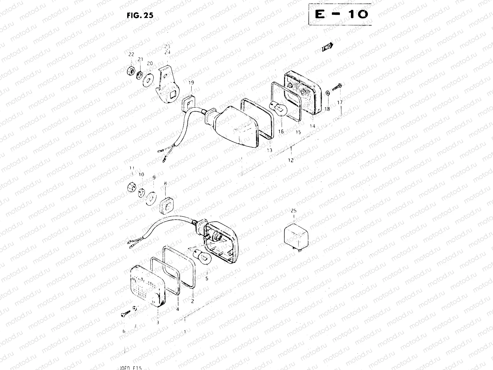 25 - TURN SIGNAL LAMP