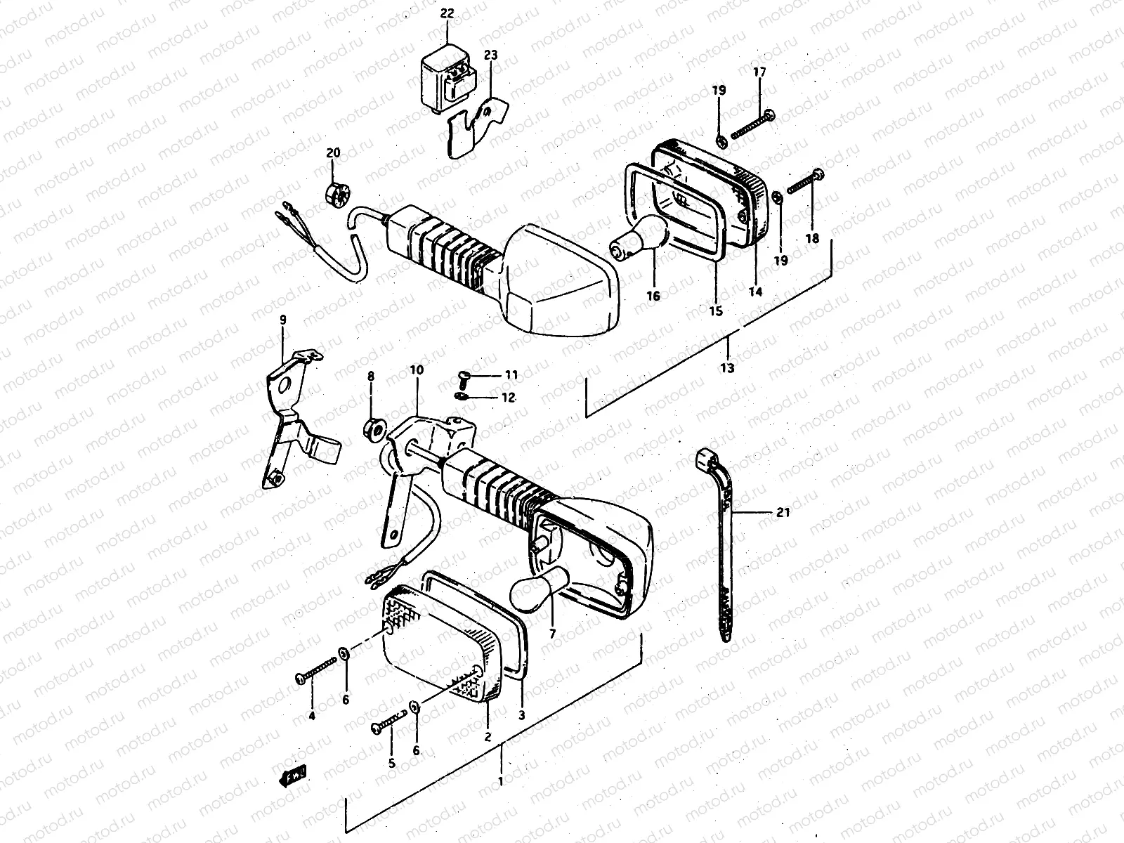 25 - TURN SIGNAL LAMP