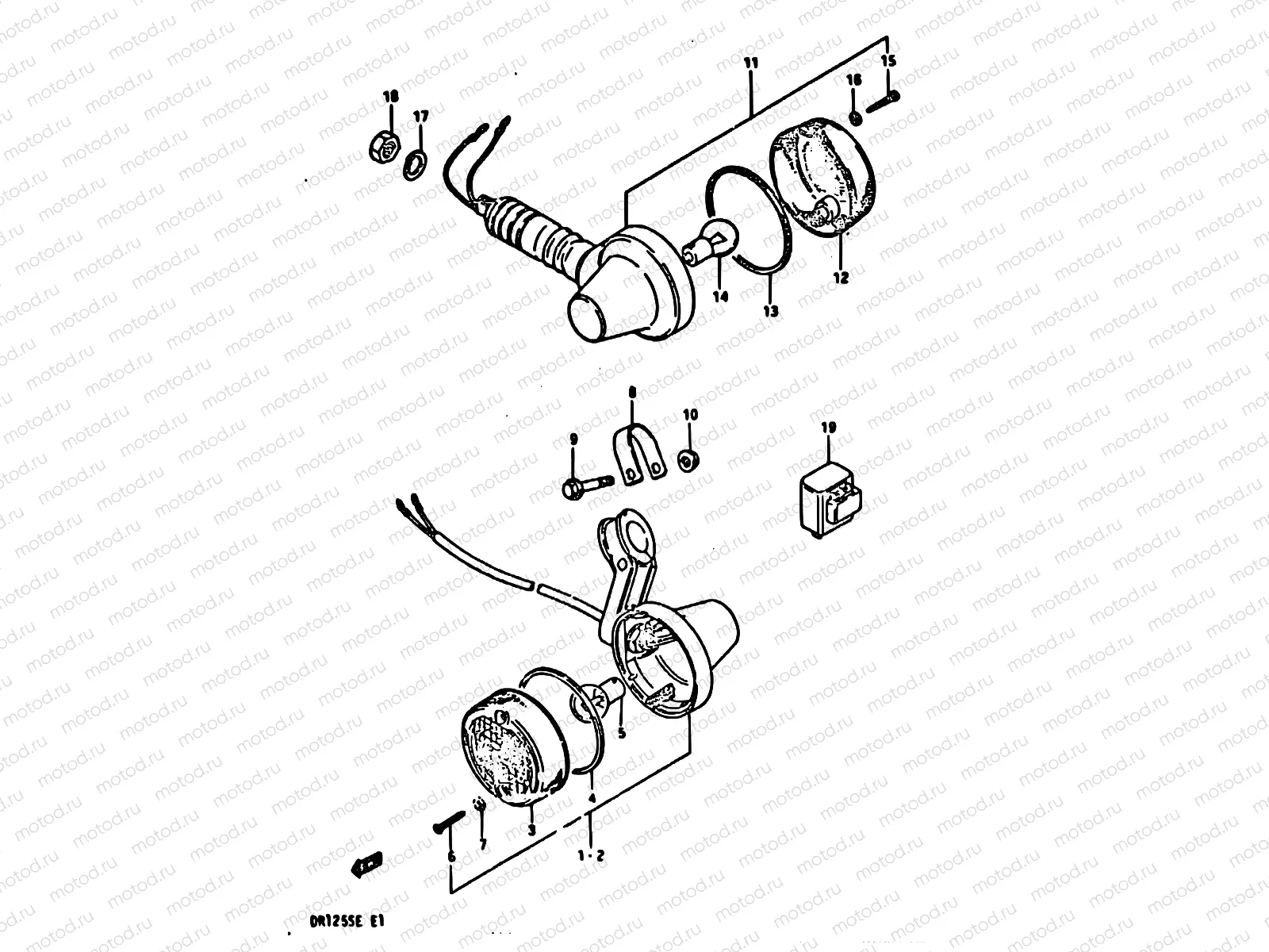 25 - TURN SIGNAL LAMP (E02)