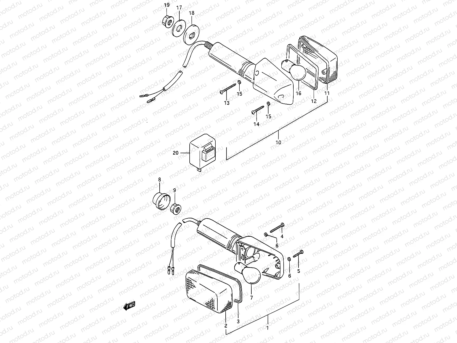 25 - TURNSIGNAL LAMP