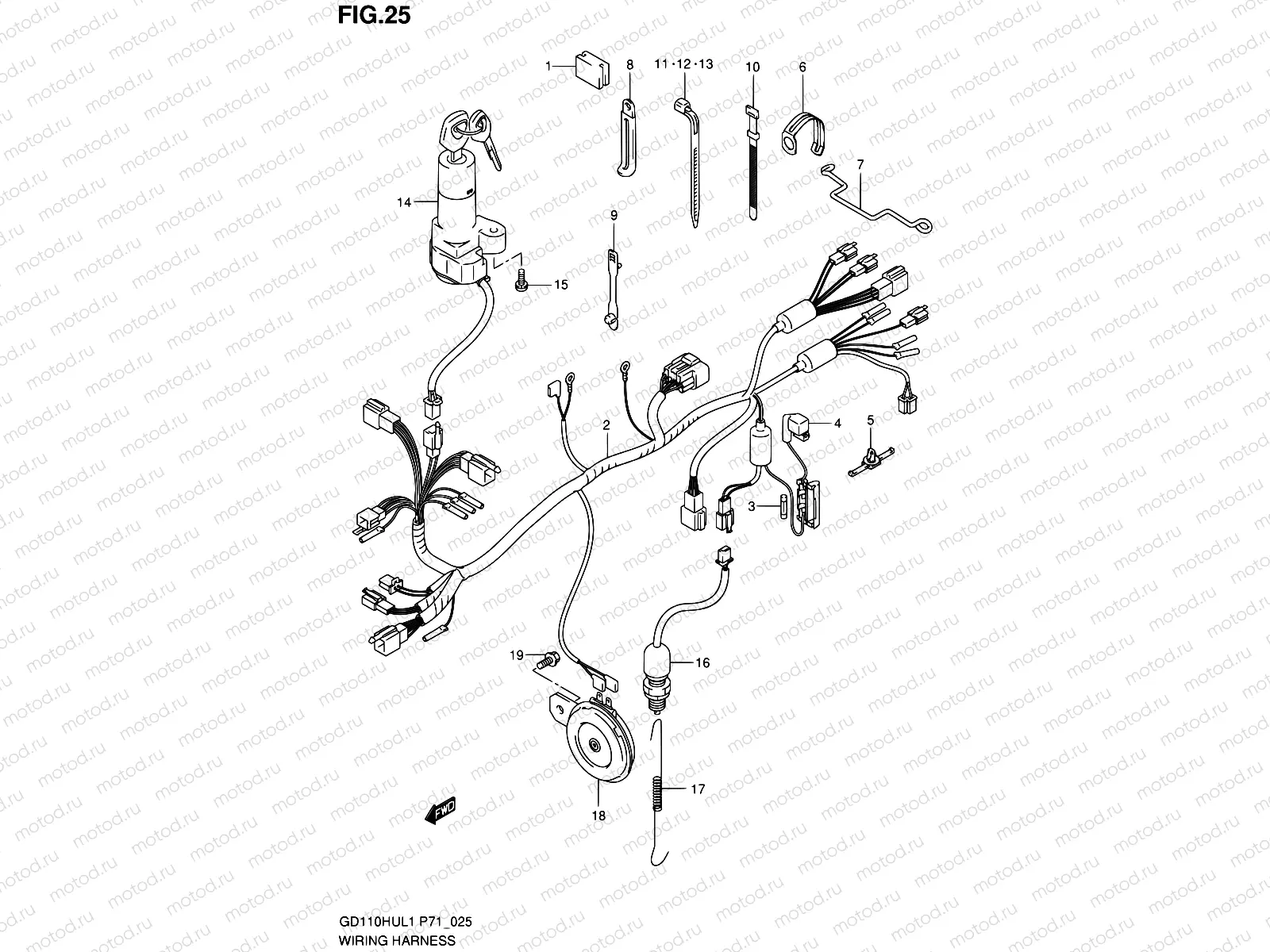 25 - WIRING HARNESS