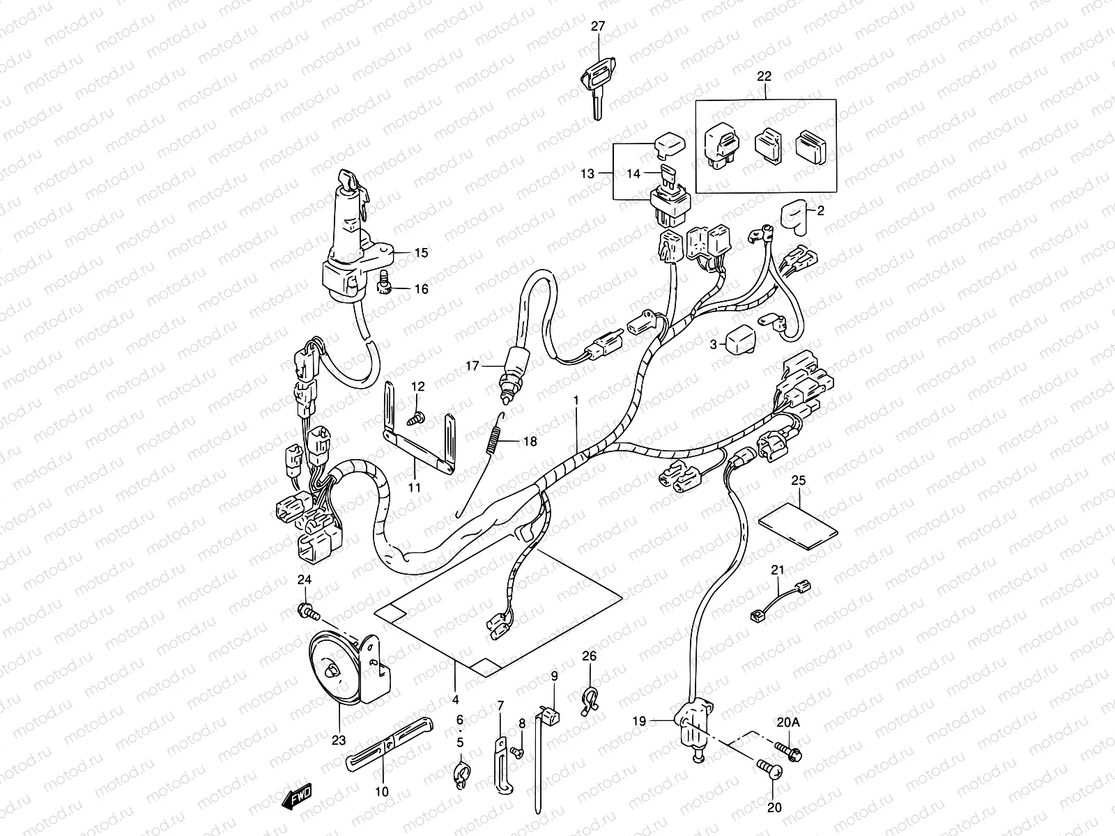 25 - WIRING HARNESS