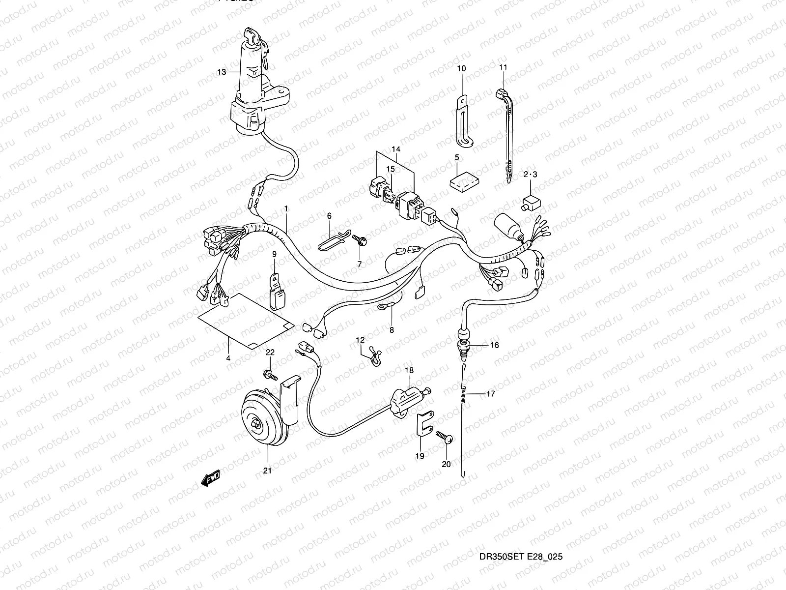 25 - WIRING HARNESS (MODEL L/M/N/P)
