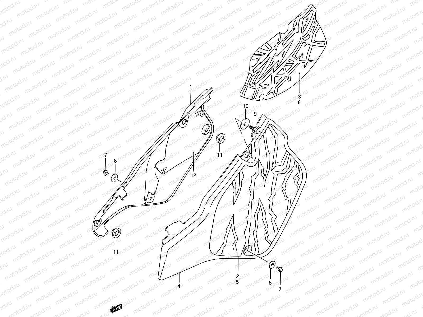 25A - FRAME COVER (MODEL N/P/R)
