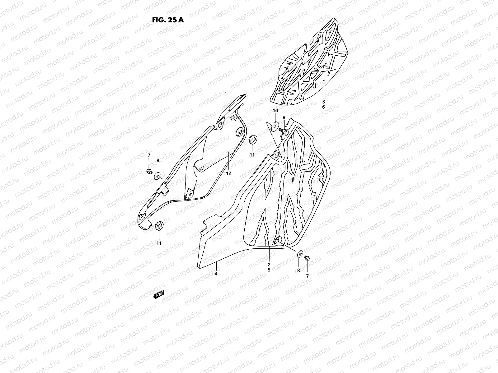 25A - FRAME COVER (MODEL N/P/R/S/T)