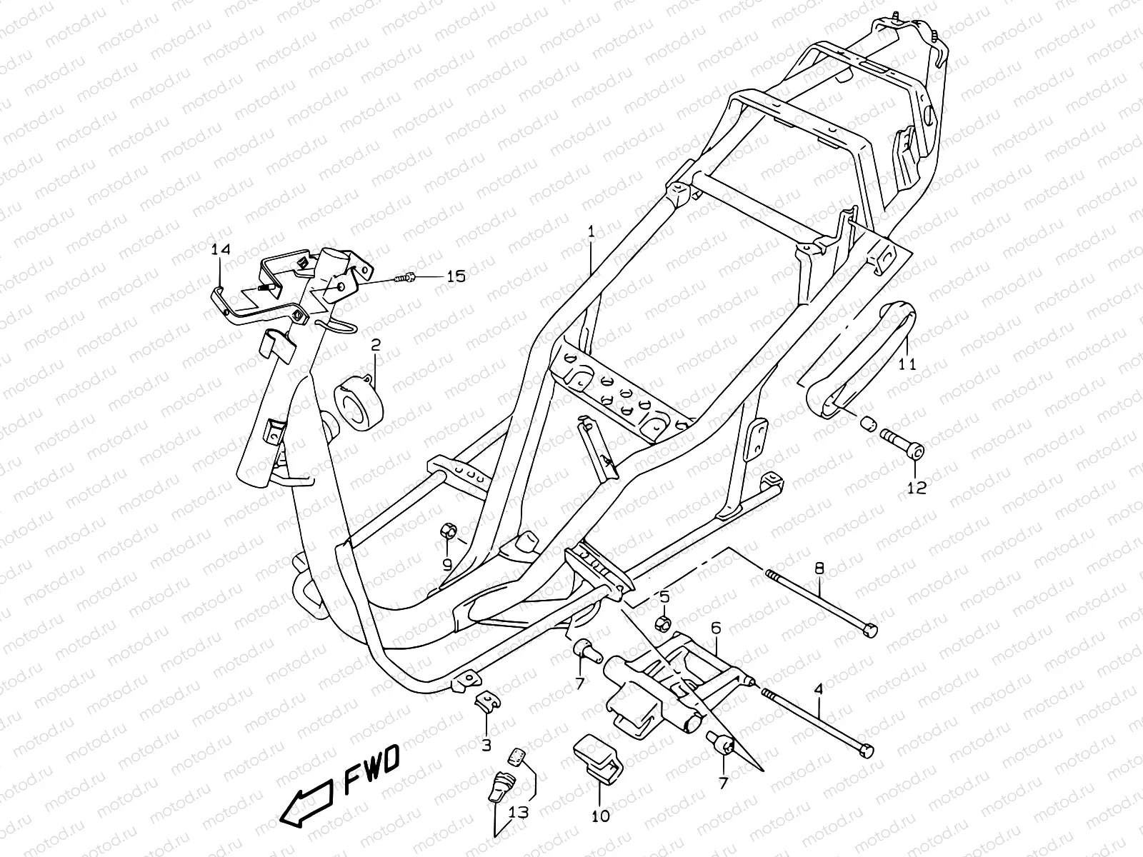 25A - FRAME (MODEL K1)
