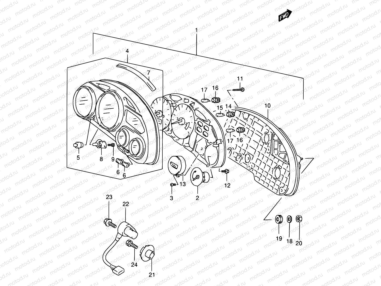 25A - SPEEDOMETER (MODEL Y)