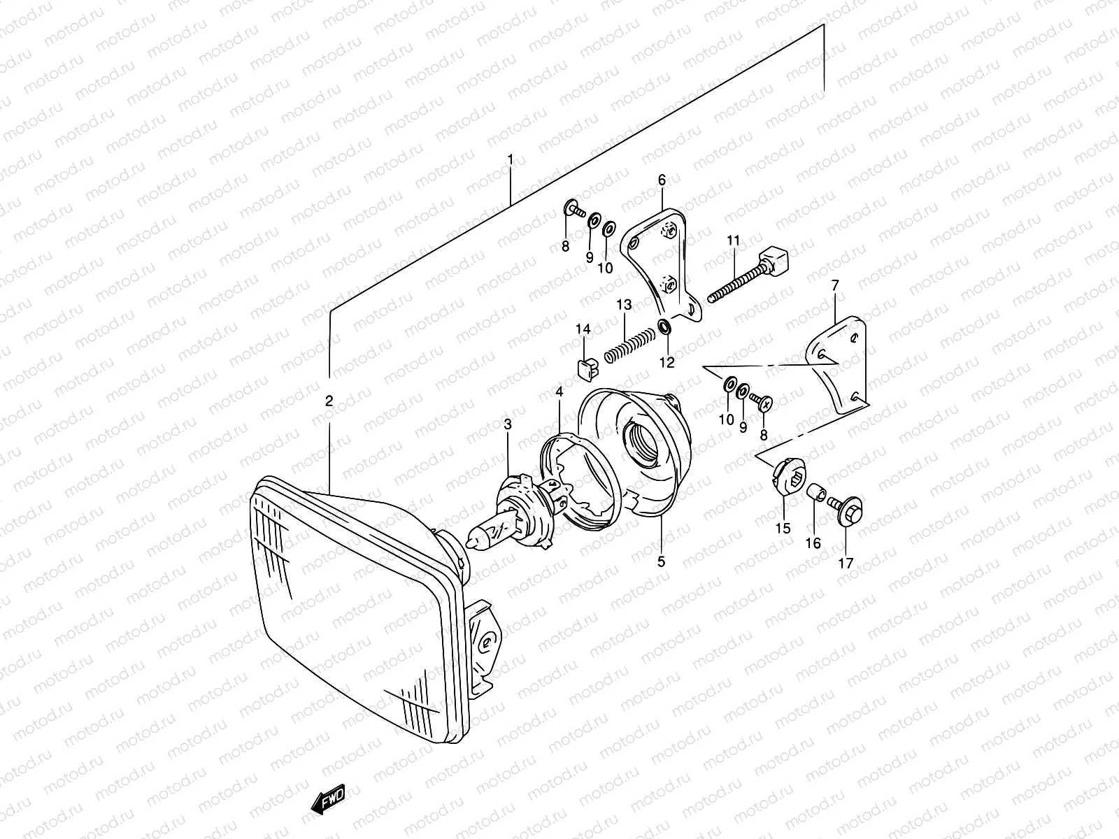 25B - HEADLAMP (P09)