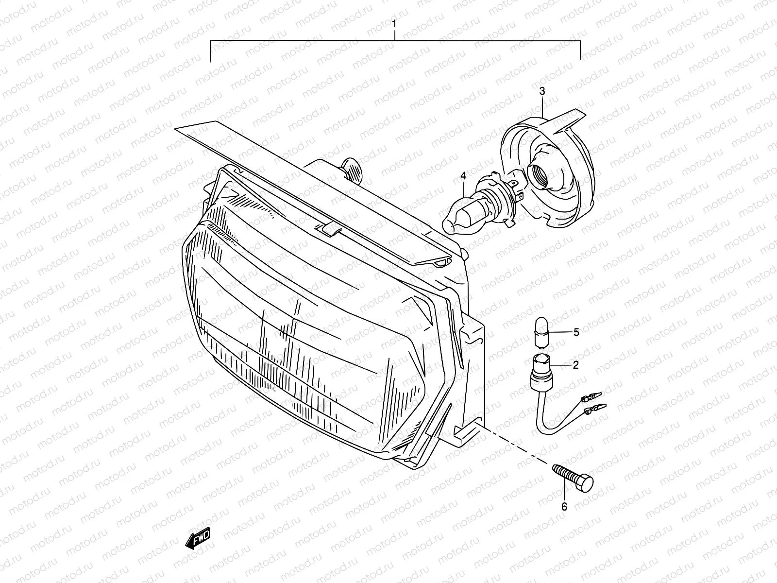 25C - HEADLAMP (MODEL T)
