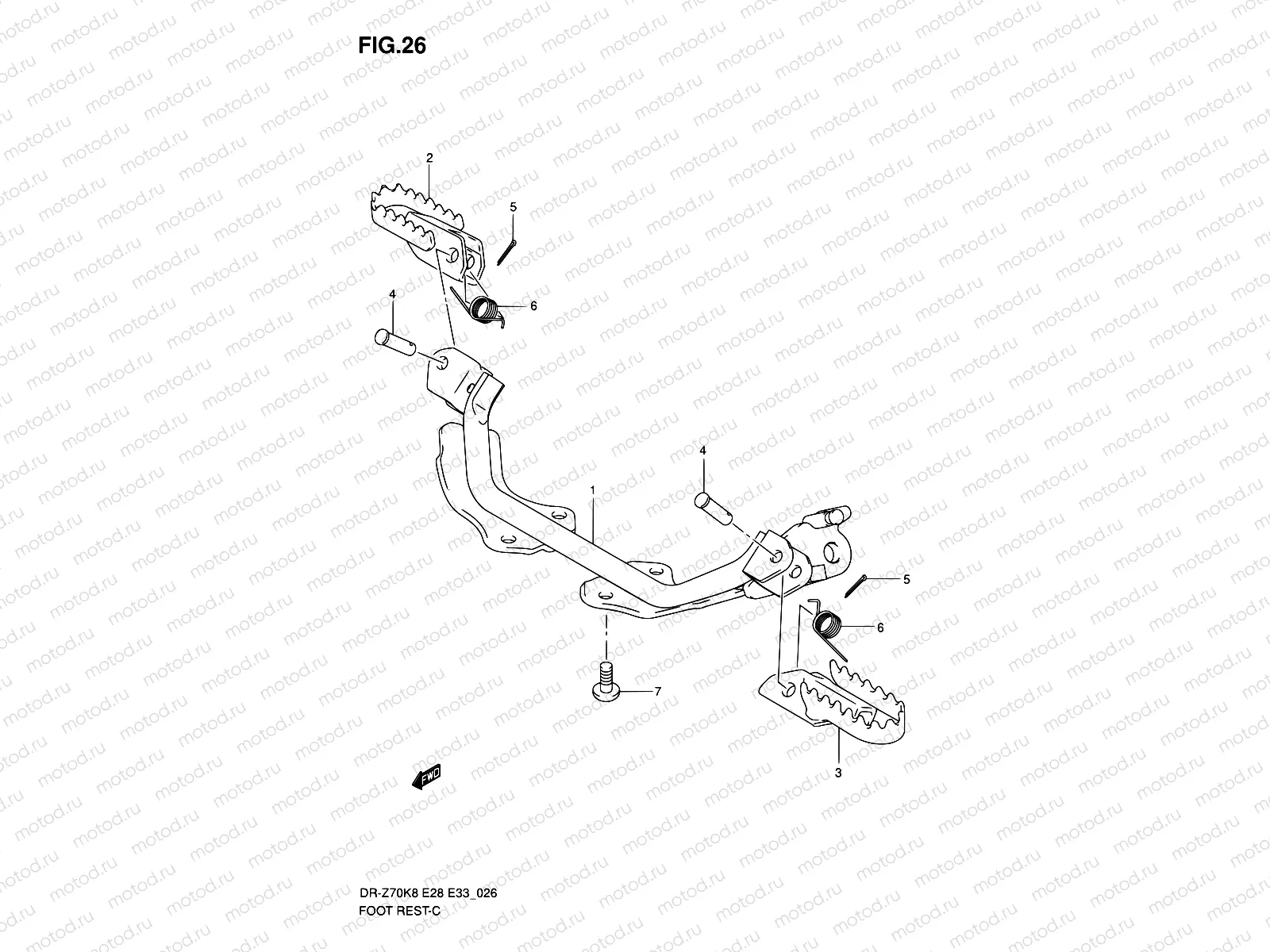 26 - FOOTREST