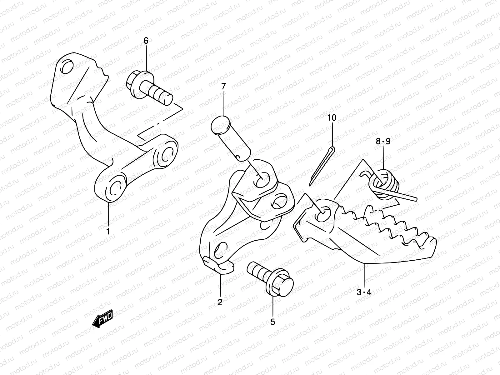 26 - FOOTREST