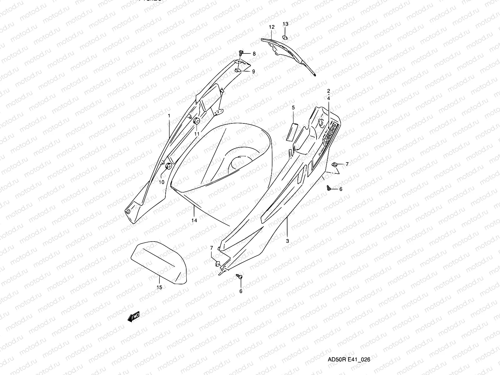 26 - FRAME COVER (MODEL L E41)