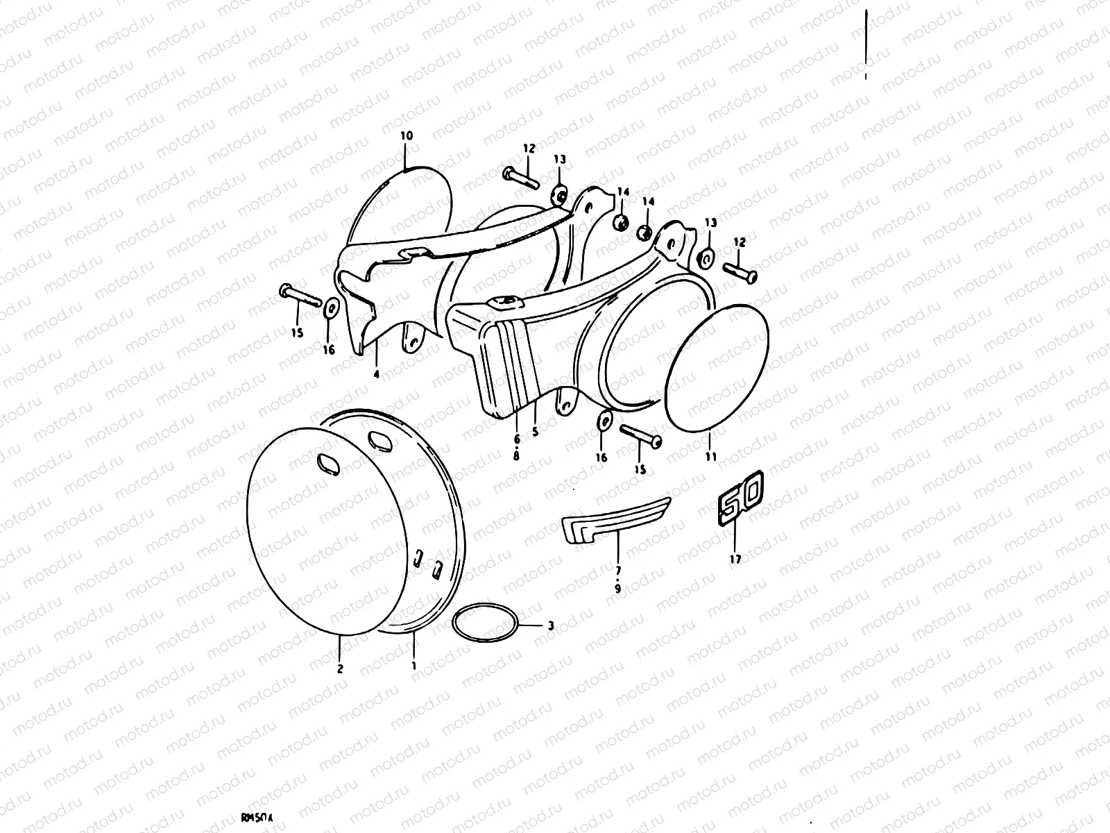 26 - FRAME COVER (RM50N, RM50T)