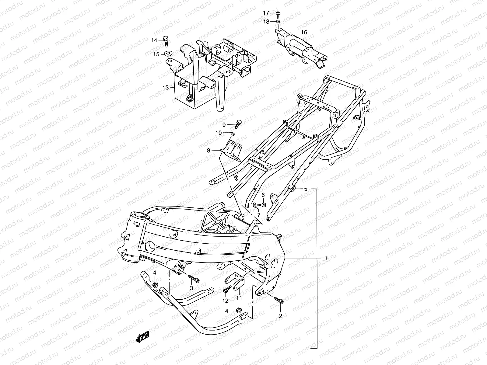 26 - FRAME (MODEL M)