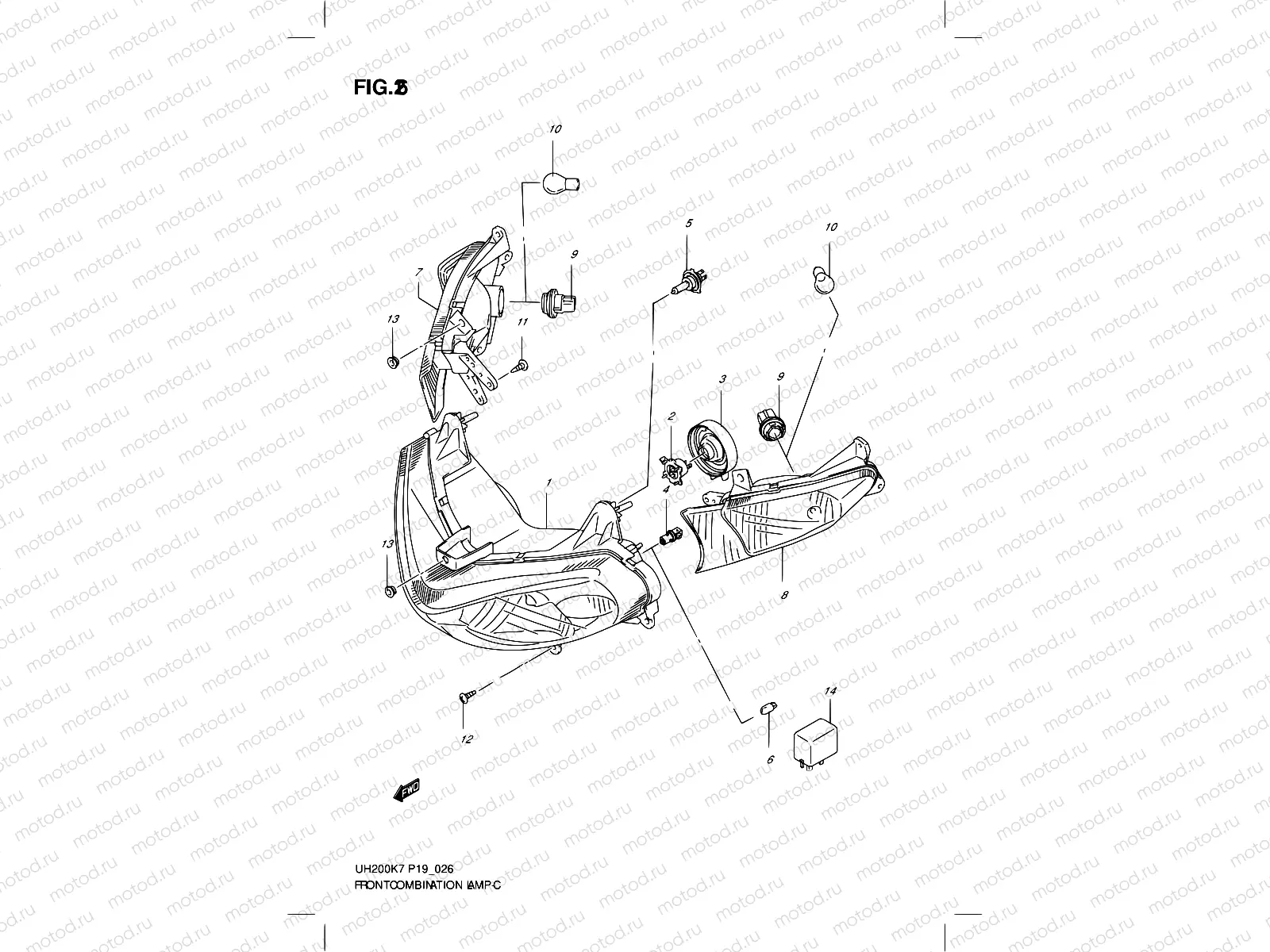 26 - FRONT COMBINATION LAMP