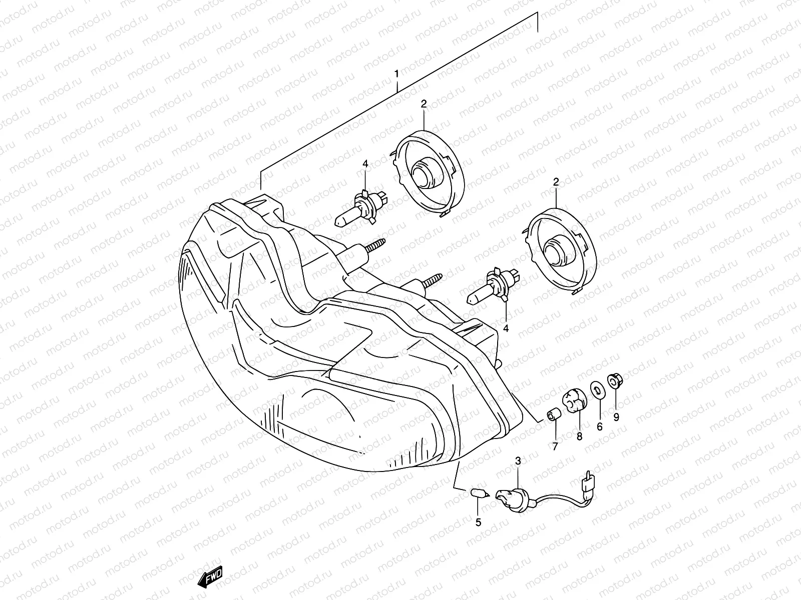 26 - HEADLAMP (E02,E24)