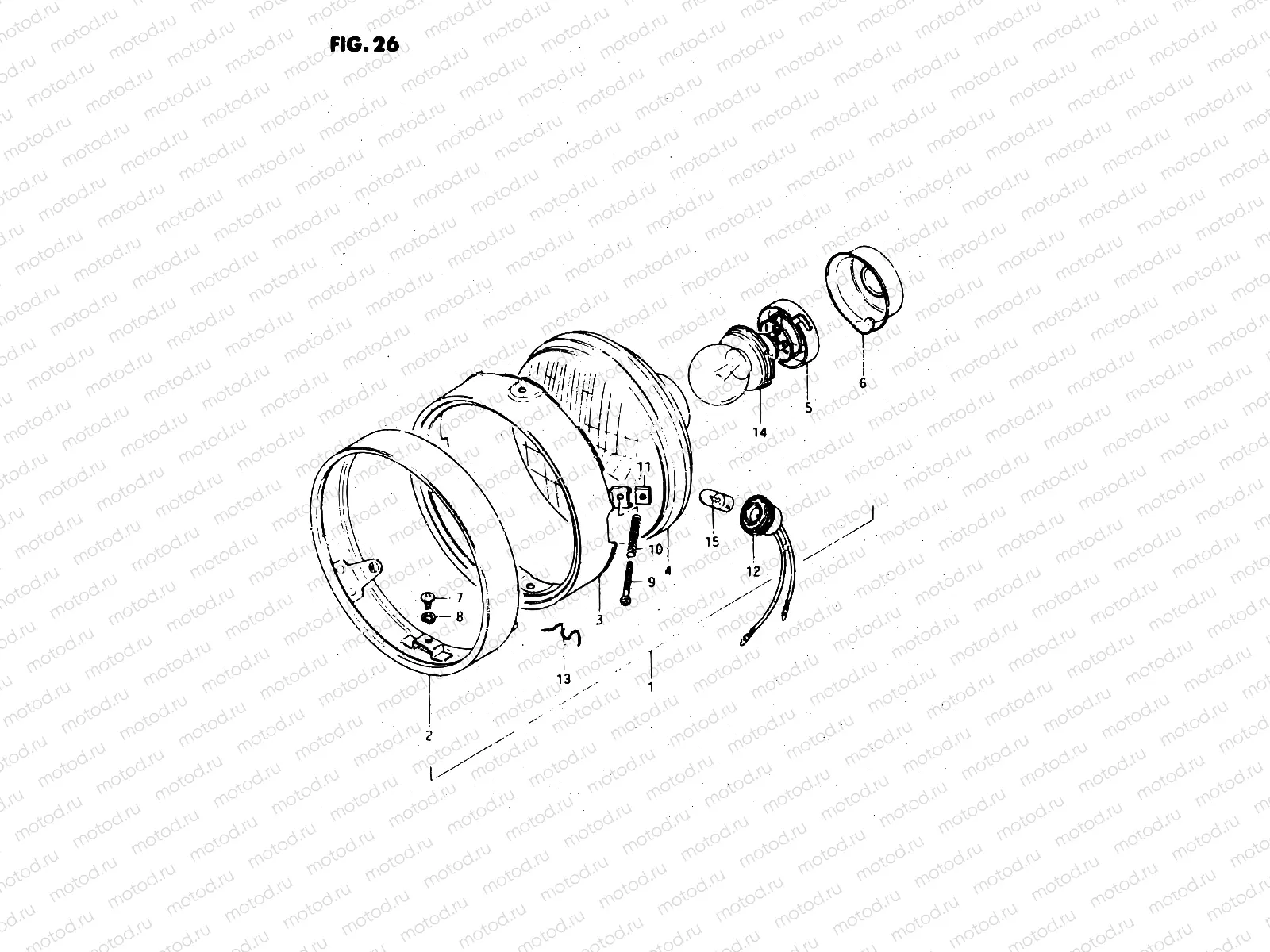 26 - HEADLAMP (E15, E21, E22, E25, E34, E39)