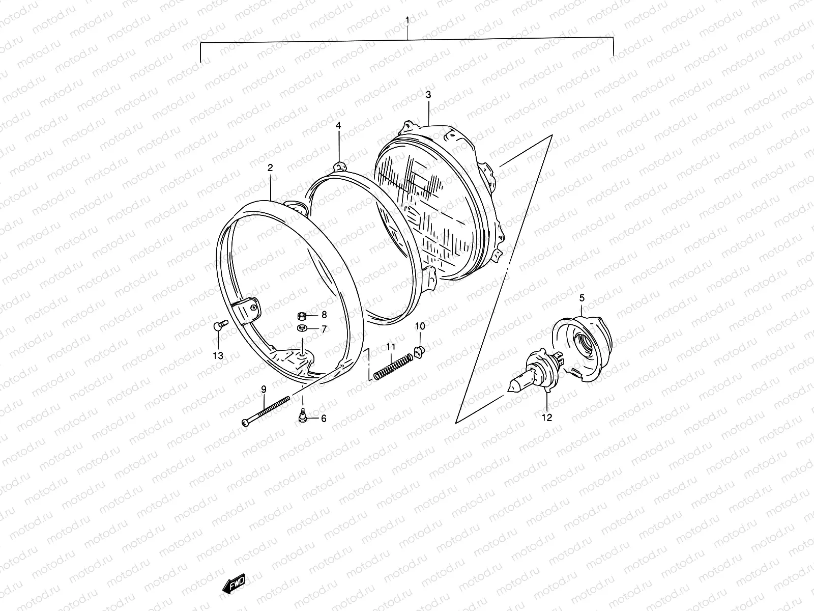 26 - HEADLAMP (E24)