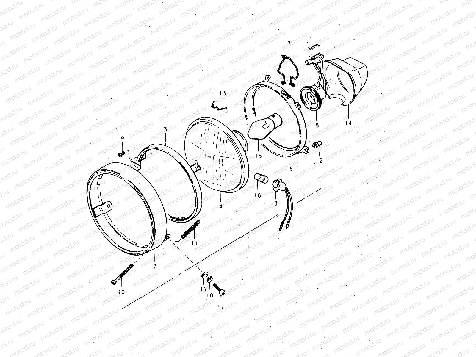 26 - HEADLAMP (MODEL E E02)