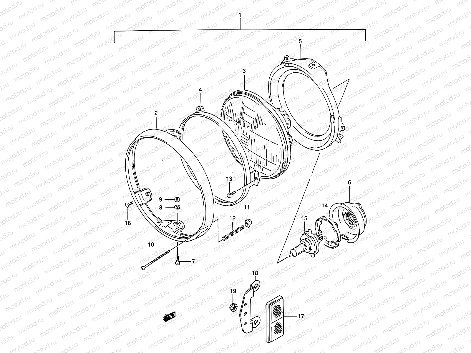 26 - HEADLAMP (MODEL M/N)