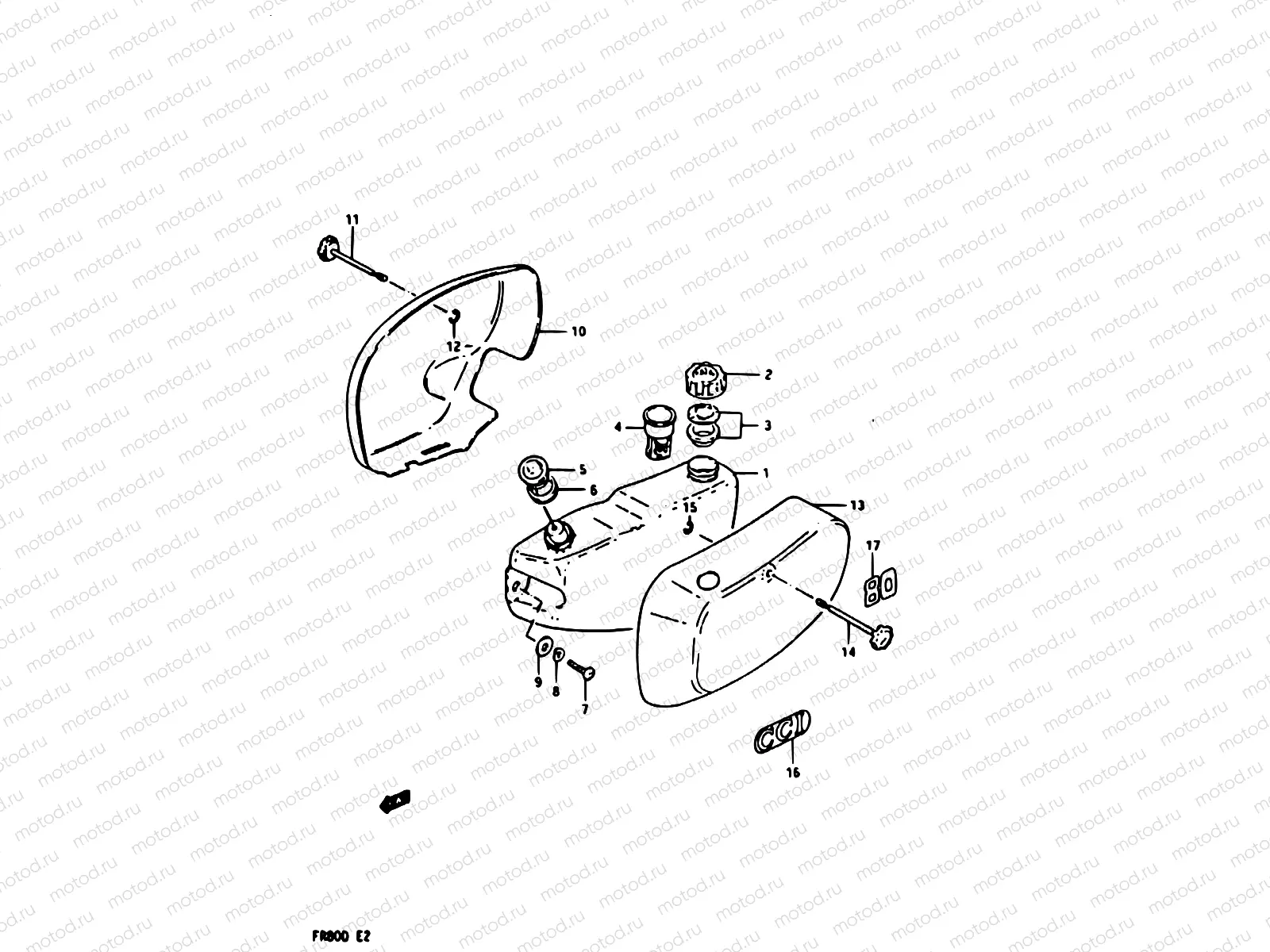 26 - OIL TANK - FRAME COVER