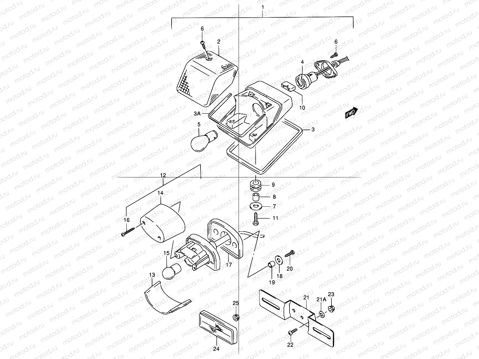 26 - REAR COMBINATION LAMP