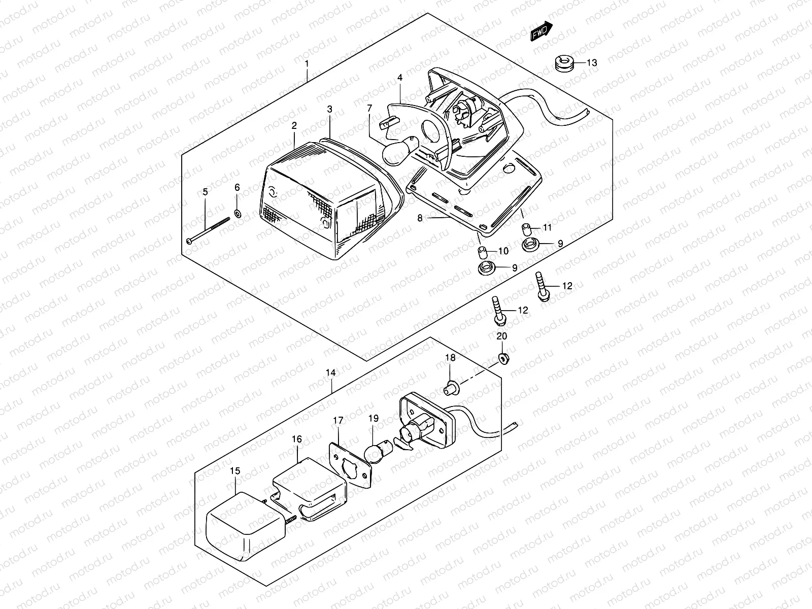 26 - REAR COMBINATION LAMP