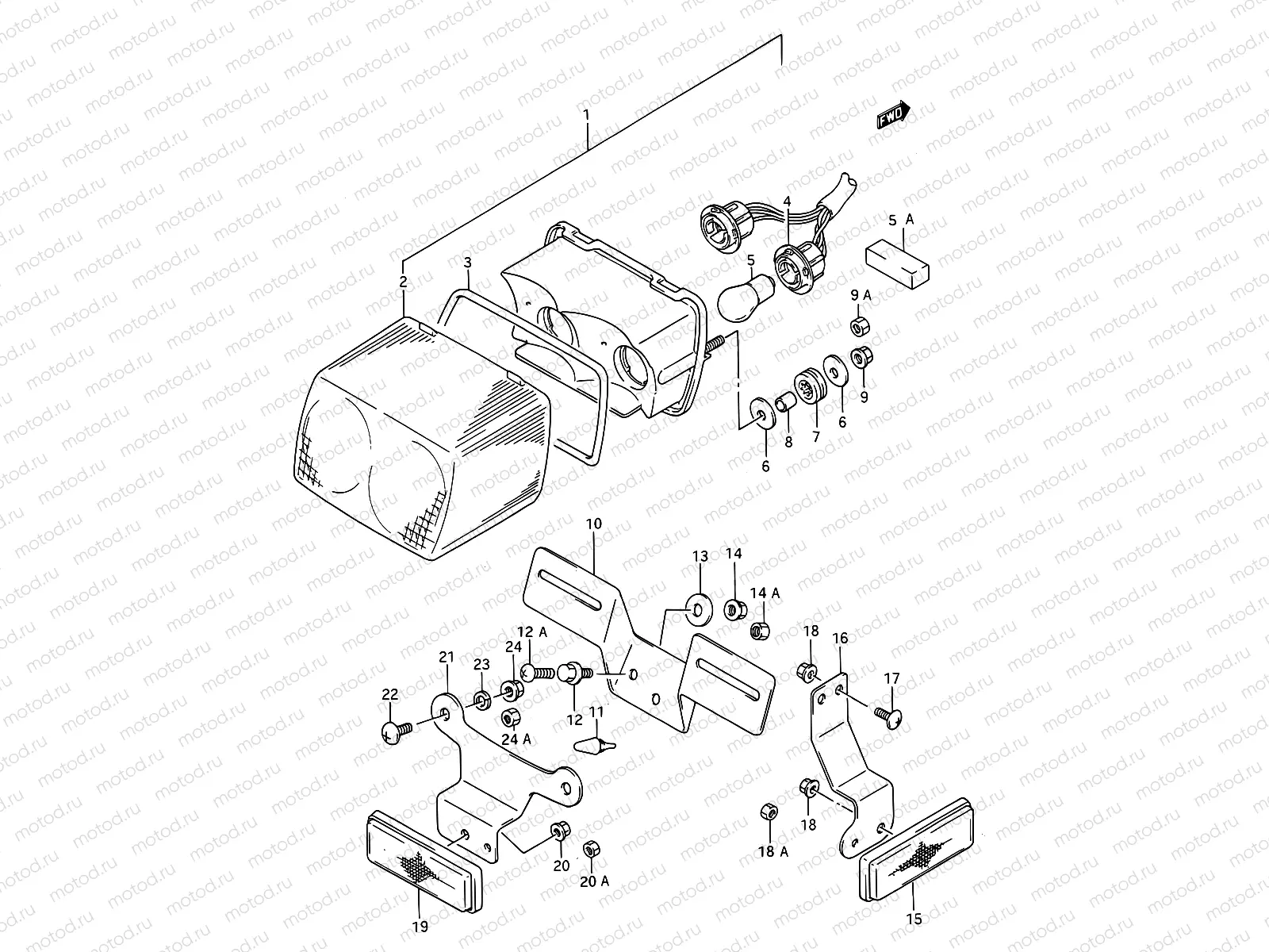 26 - REAR COMBINATION LAMP