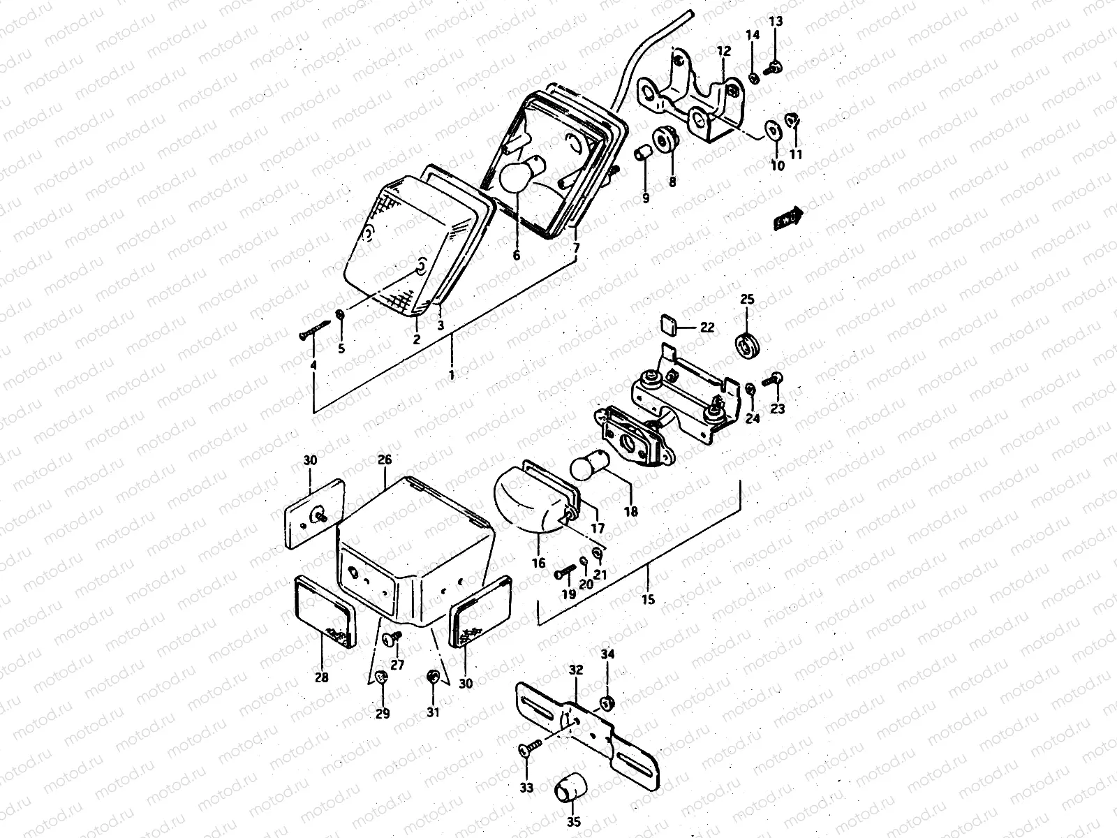 26 - REAR COMBINATION LAMP